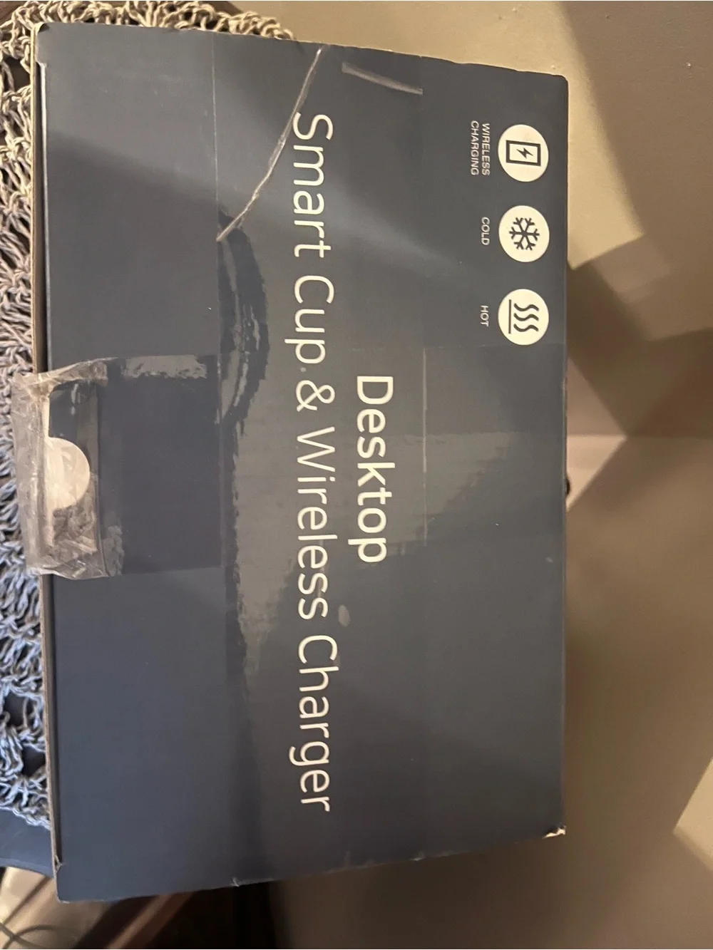 Desktop Smart Cup & Wireless Charger - new open box heater cooler drink